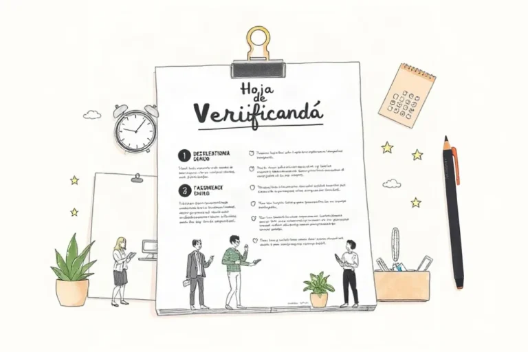 Hoja de Verificación: Ejemplos Prácticos para Mejorar tu Eficiencia